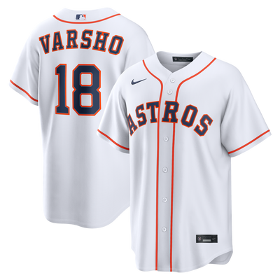 Houston Astros Daulton Varsho Nike White Home Replica Jersey