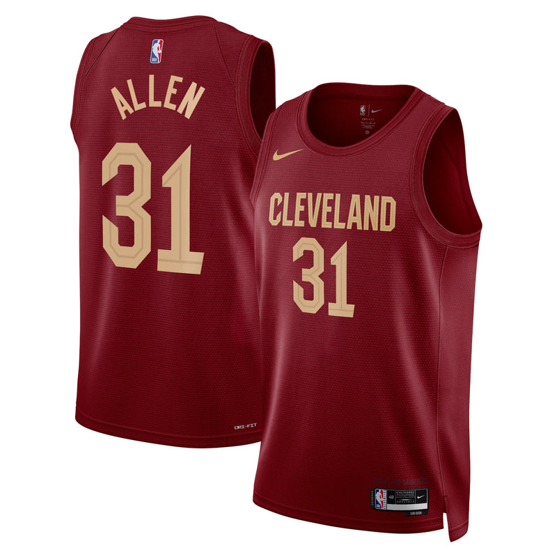 Cleveland Cavaliers Nike Icon Edition Swingman Jersey - Maroon - Jarrett Allen -