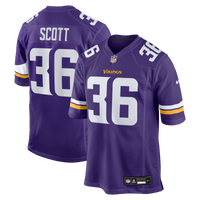 Minnesota Vikings Zavier Scott Nike Purple Team Game Jersey