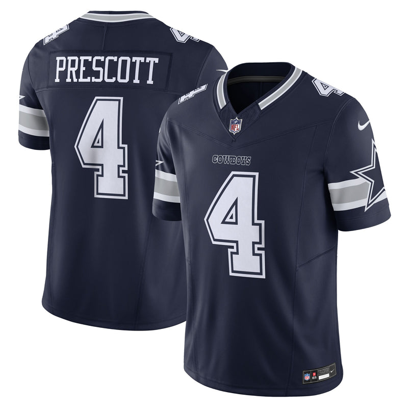 Dallas Cowboys Dak Prescott Nike Navy Vapor F.U.S.E. Limited Jersey