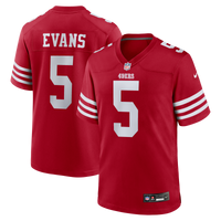 San Francisco 49ers Mike Evans Nike Scarlet Game Jersey