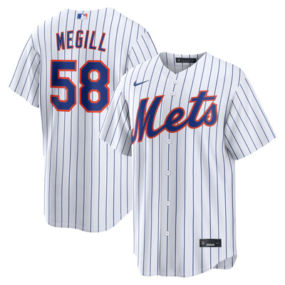 New York Mets Tylor Megill Nike White Home Replica Jersey