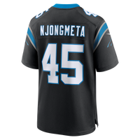 Carolina Panthers Maema Njongmeta Nike Black Game Jersey