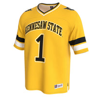 Kennesaw State Owls GameDay Greats Lightweight Collegiate Football Fashion Jersey - Gold
