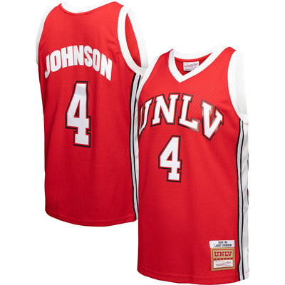 Larry Johnson UNLV Rebels Mitchell & Ness 1989/90 Player Swingman Jersey - Red