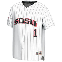 #1 San Diego State Aztecs GameDay Greats Lightweight Baseball Fashion Jersey - White