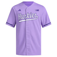 Washington Huskies adidas Replica Baseball Jersey - Purple