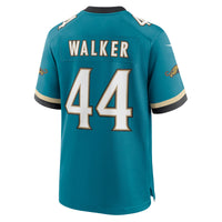 Jacksonville Jaguars Travon Walker Nike Teal Prowler Throwback Player Game Jersey