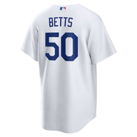 Los Angeles Dodgers Mookie Betts Nike White Home Replica Player Name Jersey