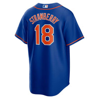 New York Mets Darryl Strawberry Nike Royal Alternate Replica Player Jersey