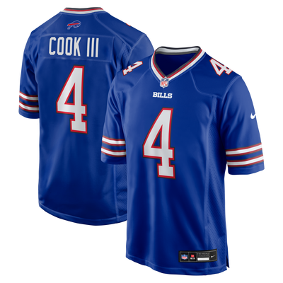 Buffalo Bills James Cook III Nike Royal Team Game Jersey