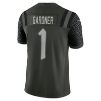 New York Jets Ahmad Sauce Gardner Nike Gotham Green 2025 Rivalries Collection Stitched Limited Jersey