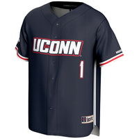 #1 UConn Huskies GameDay Greats Lightweight Baseball Jersey - Navy