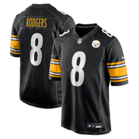 Pittsburgh Steelers Aaron Rodgers Nike Black Game Jersey
