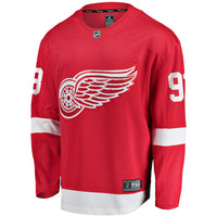 Detroit Red Wings Alex DeBrincat Fanatics Red Breakaway Jersey