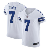Dallas Cowboys Trevon Diggs Nike White Vapor Elite Jersey