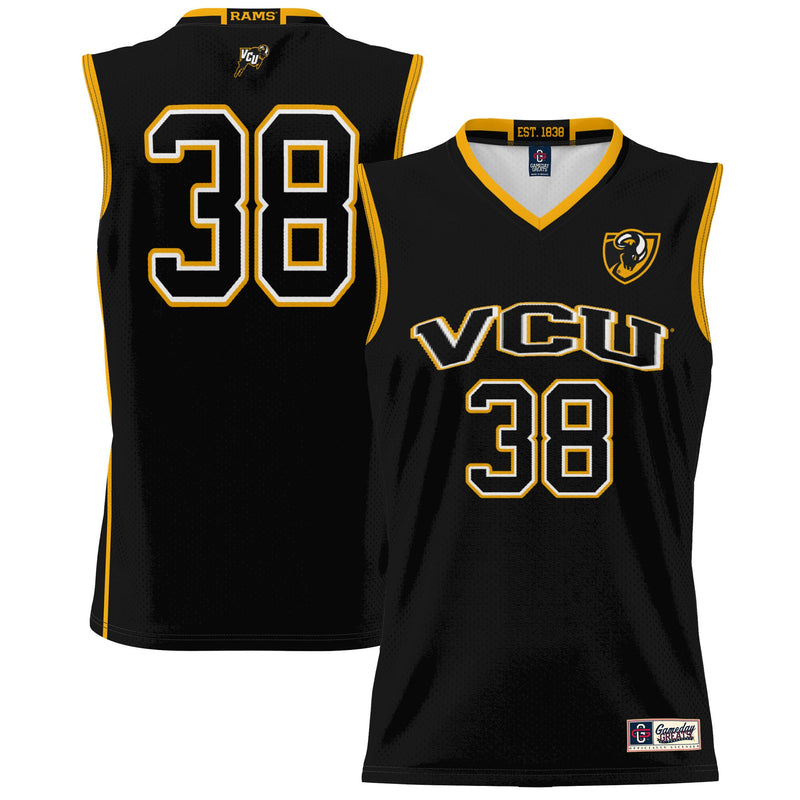 #38 VCU Rams GameDay Greats Lightweight Basketball Jersey - Black