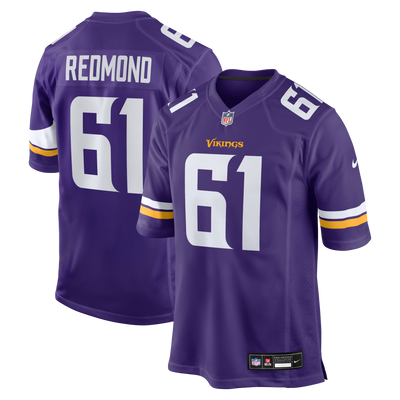 Minnesota Vikings Jalen Redmond Nike Purple Game Jersey