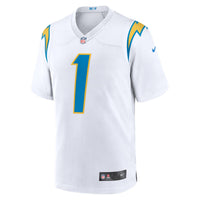 Los Angeles Chargers Quentin Johnston Nike White Away Game Jersey