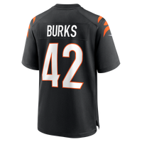 Cincinnati Bengals Oren Burks Nike Black Team Game Jersey