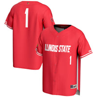 #1 Illinois State Redbirds GameDay Greats Lightweight Baseball Jersey - Red