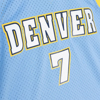 Denver Nuggets Mitchell & Ness Chauncey Billups 2008 Swingman Authentic Jersey - Columbia Blue