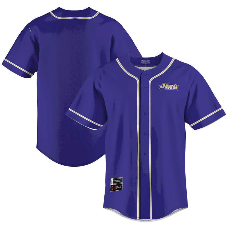 James Madison Dukes GameDay Greats Lightweight Baseball Jersey - Purple