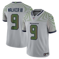 Seattle Seahawks Kenneth Walker III Nike Wolf Gray 2025 Rivalries Collection Stitched Limited Jersey