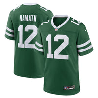 New York Jets Joe Namath Nike Legacy Green Game Jersey