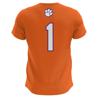 #1 Clemson Tigers GameDay Greats Lightweight Lacrosse Jersey - Orange