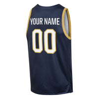 Notre Dame Fighting Irish Under Armour Custom Alternate Basketball Jersey - Navy