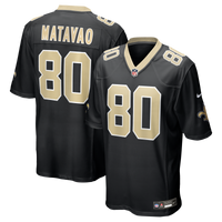New Orleans Saints Moliki Matavao Nike Black Team Game Jersey