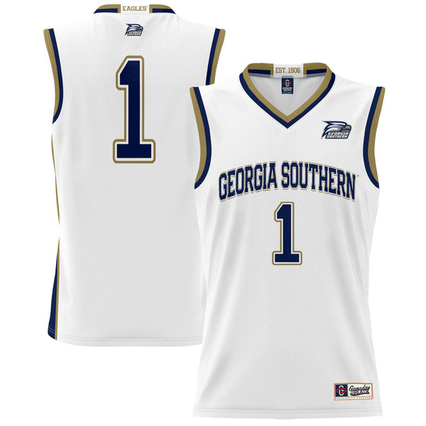 #1 Georgia Southern Eagles GameDay Greats Lightweight Basketball Jersey - White