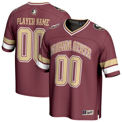 Florida State Seminoles GameDay Greats NIL Pick-A-Player Football Fashion Jersey - Garnet