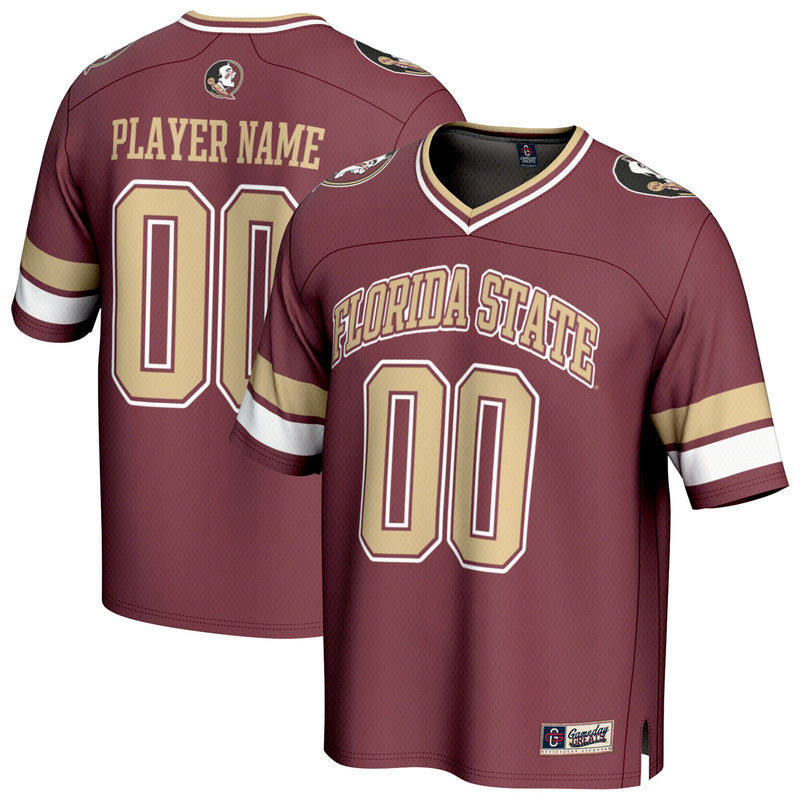 Florida State Seminoles GameDay Greats NIL Pick-A-Player Football Fashion Jersey - Garnet
