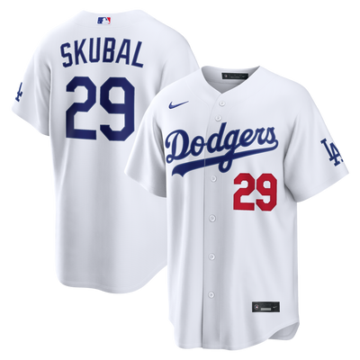 Los Angeles Dodgers Tarik Skubal Nike White Home Stadium Jersey