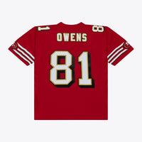 San Francisco 49ers Terrell Owens Mitchell & Ness Red 1996 Legacy Replica Player Jersey