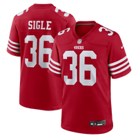 San Francisco 49ers Marques Sigle Nike Scarlet Team Game Jersey