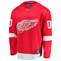Detroit Red Wings Fanatics Red Home Breakaway Custom Jersey