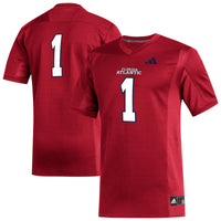 #1 Florida Atlantic Owls adidas Replica Football Jersey - Red