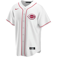 Cincinnati Reds Nike White Home Replica Custom Jersey