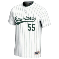 #1 Michigan State Spartans GameDay Greats Lightweight Softball Fashion Jersey - White
