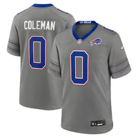 Buffalo Bills Keon Coleman Nike Gray Nickel City Game Jersey
