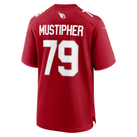 Arizona Cardinals PJ Mustipher Nike Cardinal Team Game Jersey