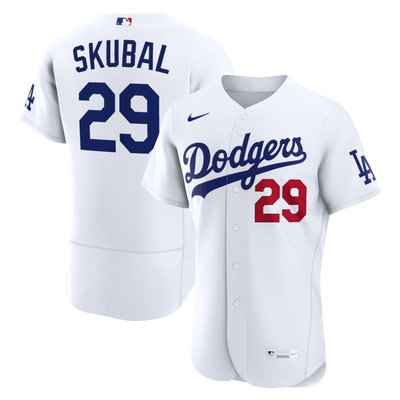 Los Angeles Dodgers Tarik Skubal Nike White Home Authentic Jersey
