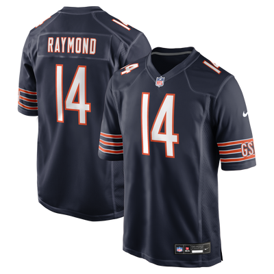 Chicago Bears Kalif Raymond Nike Navy Team Game Jersey