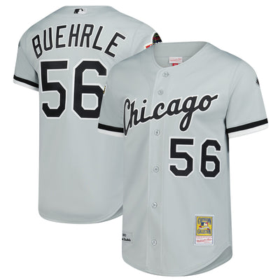 Chicago White Sox Mark Buehrle Mitchell & Ness Gray 2005 Throwback Authentic Jersey
