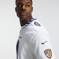 Baltimore Ravens Roquan Smith Nike White Game Jersey