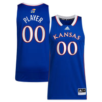 Kansas Jayhawks adidas Pick-A-Player NIL Basketball Jersey - Royal