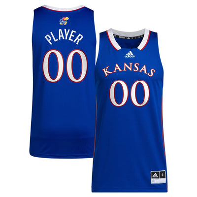 Kansas Jayhawks adidas Pick-A-Player NIL Basketball Jersey - Royal